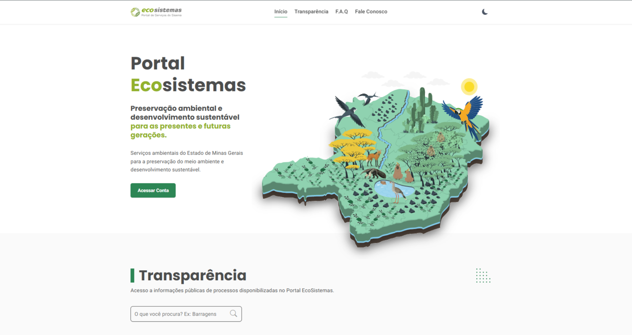 Reorganização das informações permite que usuários localizem dados e acompanhem processos ambientais de forma mais acessível